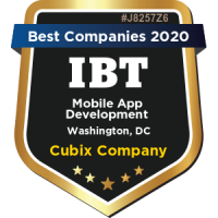 Cubix named among the best mobile app development companies in Washington, DC in 2020